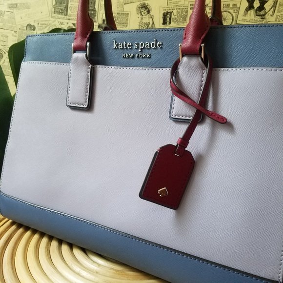 Kate Spade Cameron Large Satchel Frozen Lilac - Picture 8 of 11